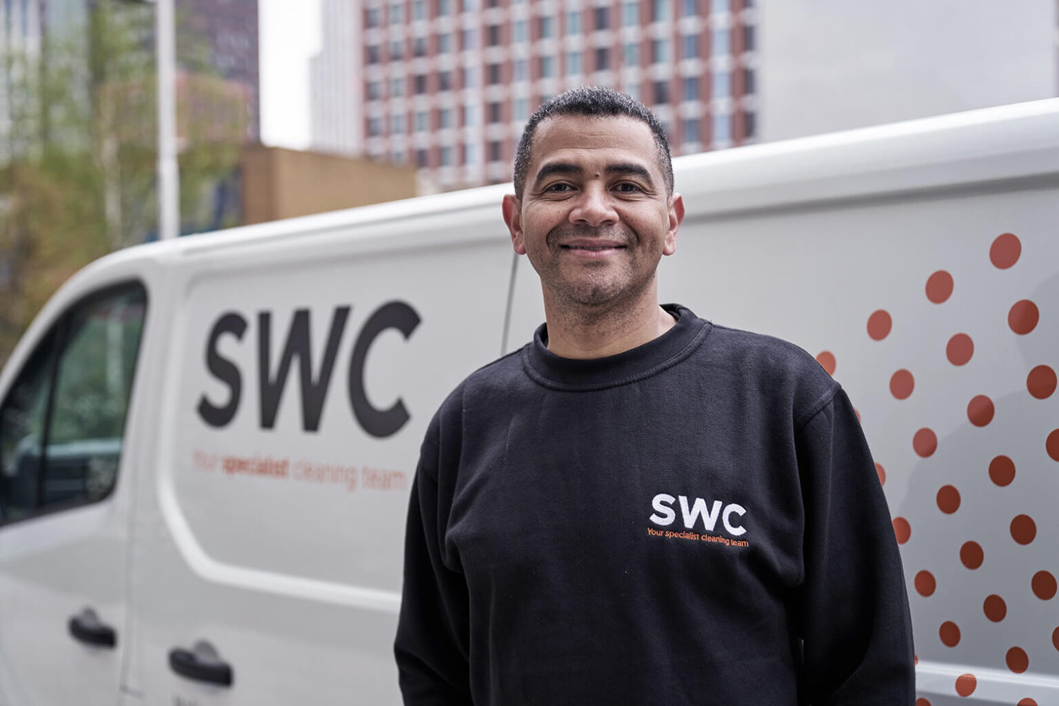 SWC Colleague and Branded Van