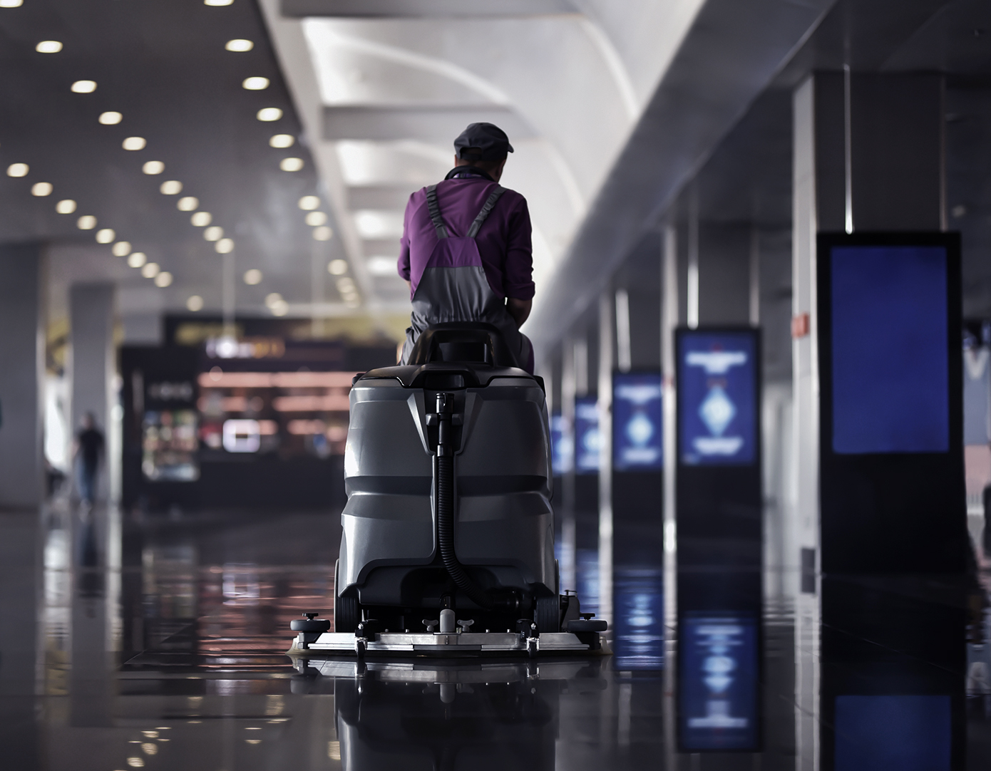 machine of floor scrubber